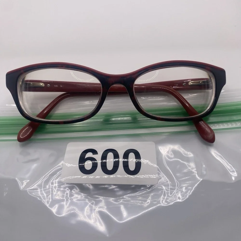 Kate Spade Eyeglasses Women FRAMES ONLY Full Rim 135 Red Black 600